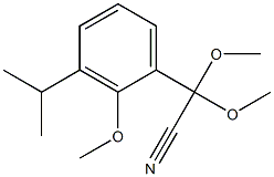 ISOPROPYLTRIMETHOXYBENZYLCYANIDE,,结构式