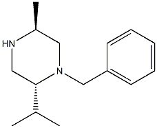 (2R,5S)-1-BENZYL-5-METHYL-2-(PROPAN-2-YL)PIPERAZINE Structure