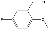 5-FLUORO-2-METHOXYBENZYLCHLORIDE Struktur