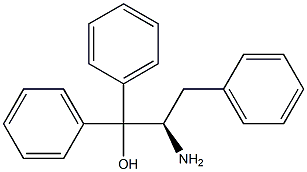 (2R)-2-AMINO-1,1,3-TRIPHENYLPROPAN-1-OL Struktur