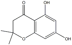 5,7-DIHYDROXY-2,2-DIMETHYL-CHROMAN-4-ONE Structure