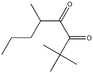 TETRAMETHYLHEPTANEDIONE Structure