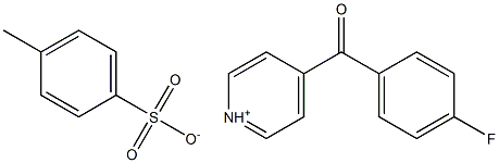 4-(4-FLUOROBENZOYL)PYRIDINIUM P-TOLUENESULFONATE Structure