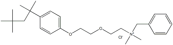 BENZETHOMIUM CHLORIDE 化学構造式