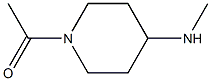 1-ACETYL-N-METHYLPIPERIDINE -4-AMINE 化学構造式