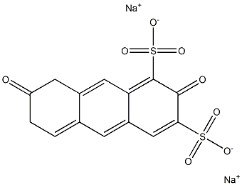 2,7-ANTHRAQUINONEDISULPHONIC ACID SODIUM SALT Structure