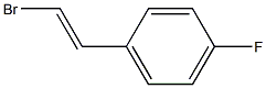 1-(-2-BROMOVINYL)-4-FLUOROBENZENE Structure