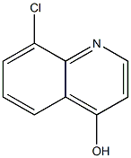 8-CHLOROQUINOLIN-4-OL Struktur