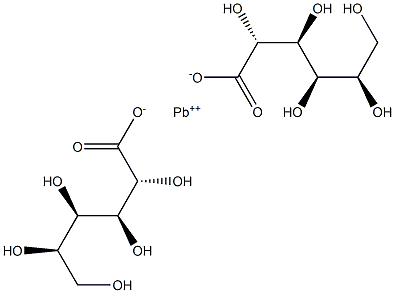 葡[萄糖]酸鉛, , 结构式