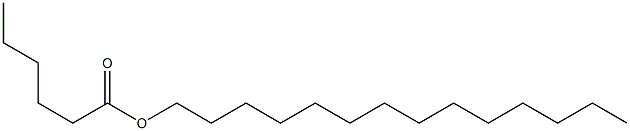 tetradecyl caproate Structure