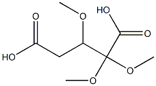 三甲氧戊二酸, , 结构式