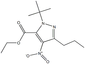 1-(1,1-DIMETHYLETHYL)-4-NITRO-3-PROPYL-1H-PYRAZOLE-5-CARBOXYLICACIDETHYLESTER