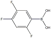 2,4,5-TRIFULORO PHENYL BORONIC ACID Struktur