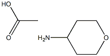 4-AMINOTETRAHYDRO-2H-PYRAN ACETATE 化学構造式