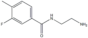 N-(2-AMINOETHYL)-3-FLUORO-4-METHYLBENZAMIDE,,结构式