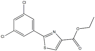  2-(3,5-DICHLOROPHENYL)THIAZOLE-4-CARBOXYLIC ACID ETHYL ESTER, 95+%