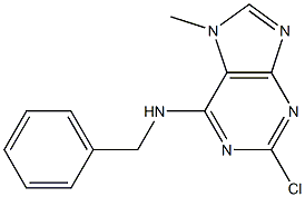 2-CHLORO-6-BENZYLAMINO-7-METHYLPURINE 98% (HPLC) Structure