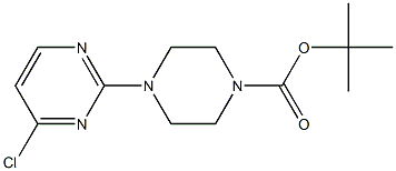 4-(4-CHLOROPYRIMIDIN-2-YL)PIPERAZINE-1-CARBOXYLIC ACID TERT-BUTYL ESTER, 95+% 结构式