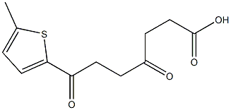 7-(5-METHYLTHIEN-2-YL)-4,7-DIOXOHEPTANOIC ACID Struktur