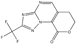 2-(TRIFLUOROMETHYL)-6,7-DIHYDRO-9H-PYRANO[4,3-E][1,2,4]TRIAZOLO[1,5-A]PYRIMIDIN-9-ONE Structure