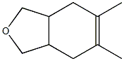 5,6-DIMETHYL-3A,4,7,7A-TETRAHYDRO-ISOBENZOFURAN-,,结构式