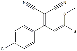 2-(4-CHLOROPHENYL)-4,4-BIS(METHYLTHIO)- 1,3-BUTADIEN-1,1-DICARBONITRILE 98%