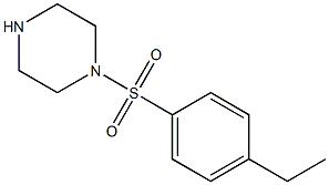 1-[(4-ETHYLPHENYL)SULFONYL]PIPERAZINE 化学構造式