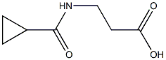 3-[(CYCLOPROPYLCARBONYL)AMINO]PROPANOIC ACID Struktur