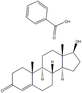 17BETA-HYDROXY-4-ANDROSTEN-3-ONEBENZOATE Structure