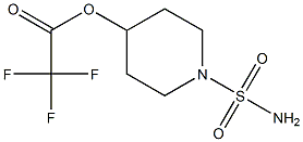 1-(AMINOSULFONYL)PIPERIDIN-4-YL TRIFLUOROACETATE,,结构式