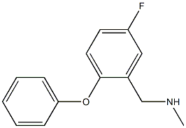 5-FLUORO-N-METHYL-2-PHENOXYBENZYLAMINE 结构式