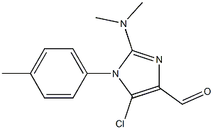 5-CHLORO-2-(DIMETHYLAMINO)-1-(4-METHYLPHENYL)-1H-IMIDAZOLE-4-CARBALDEHYDE