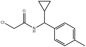 1031131-00-6 2-CHLORO-N-[CYCLOPROPYL(4-METHYLPHENYL)METHYL]ACETAMIDE