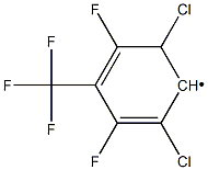2,6-DICHLORO-3,5-DIFLUORO-4-TRIFLUOROMETHYLPHENYL 97% 结构式