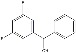 3,5-DIFLUOROBENZHYDROL 97% Struktur