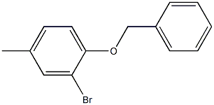 1-(BENZYLOXY)-2-BROMO-4-METHYLBENZENE ,98%,,结构式