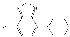 7-PIPERIDIN-1-YL-2,1,3-BENZOXADIAZOL-4-AMINE Structure