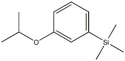 1-(TRIMETHYLSILYL)-3-ISO-PROPOXYBENZENE 96%,,结构式