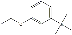 1-(TRIMETHYLSILYL)-3-ISO-PROPOXYBENZENE 96% Structure