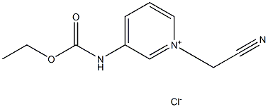 1-(CYANOMETHYL)-3-[(ETHOXYCARBONYL)AMINO]PYRIDINIUM CHLORIDE Structure
