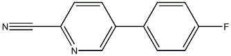5-(4-FLUOROPHENYL)PYRIDINE-2-CARBONITRILE, 95+% Structure