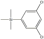 1-(TRIMETHYLSILYL)-3,5-DICHLOROBENZENE 96%,,结构式