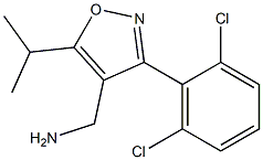 4-AMINOMETHYL-3-(2,6-DICHLOROPHENYL)-5-ISOPROPYL ISOXAZOLE 结构式