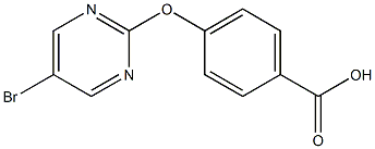 4-(5-BROMOPYRIMIDIN-2-YLOXY)BENZOIC ACID, 95+% 化学構造式