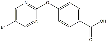 4-(5-BROMOPYRIMIDIN-2-YLOXY)BENZOIC ACID, 95+% Structure