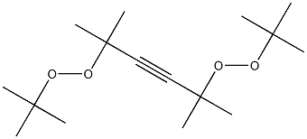 2,5-DIMETHYL-2,5-BIS(T-BUTYLPEROXY)-HEXYNE-3 90% Structure