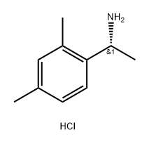 (1R)-1-(2,4-DIMETHYLPHENYL)ETHANAMINE 化学構造式