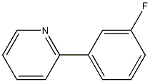 2-(3-FLUOROPHENYL)PYRIDINE 96% 结构式