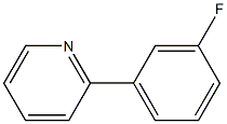 2-(3-FLUOROPHENYL)PYRIDINE 96% Structure