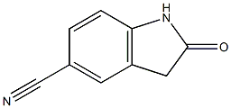 2-OXOINDOLINE-5-CARBONITRILE Structure